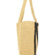 "VIVA SUPERSTAR" LARGE RAFFIA SHOPPING BAG