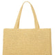 "VIVA SUPERSTAR" LARGE RAFFIA SHOPPING BAG