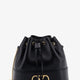VLogo Signature Leather Bucket Bag