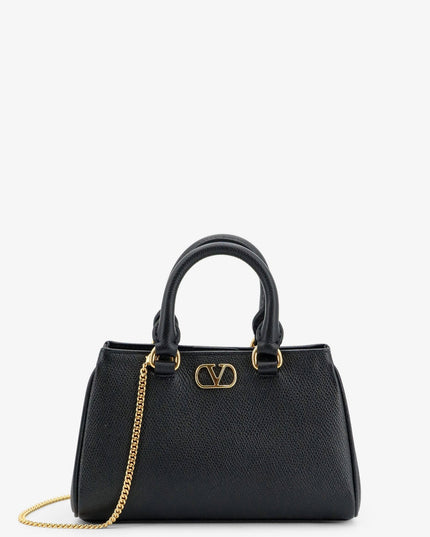 VLogo Signature Mini Leather Handbag