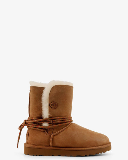 W Bailey Tie suede ankle boots
