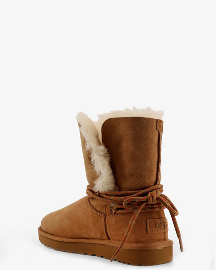 W Bailey Tie suede ankle boots