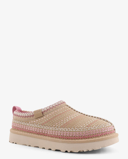 W Tasman Meadow suede sandals with multicolor stitching