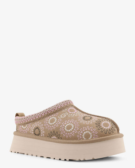 W Tazz suede sandals with multicolor embroidery
