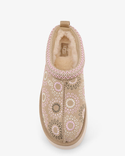W Tazz suede sandals with multicolor embroidery