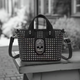 3D Crystal Skull Bag Nietentasche