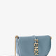 Wallet on Chain Fendigraphy leather crossbody bag