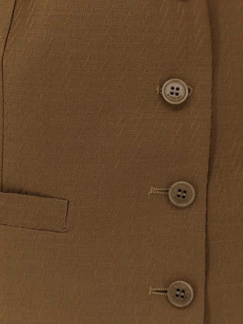 Warren wool and mohair vest