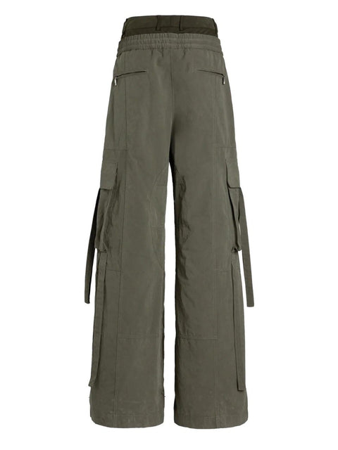 WAXED FAILLE PANTS