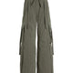 WAXED FAILLE PANTS