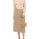 WAXED LINEN SKIRT