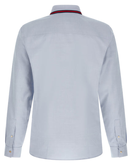 'Web' collar shirt