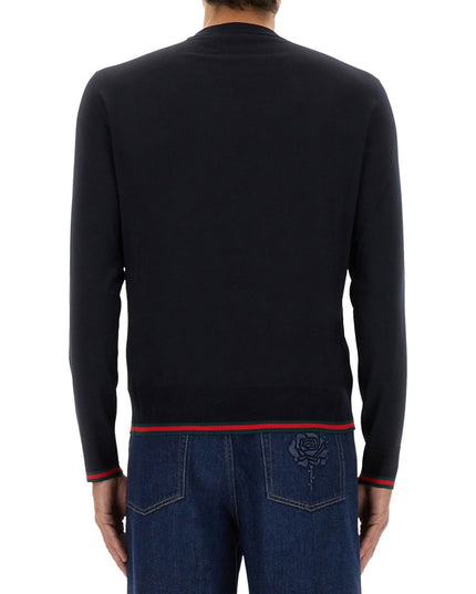 WEB PATTERN SWEATER
