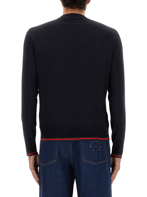 WEB PATTERN SWEATER