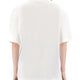 WHITE COTTON T-SHIRT WITH TULIP PRINT