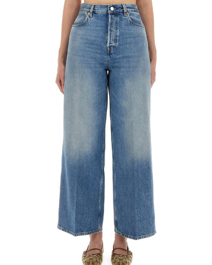 "WIDE-LEG" JEANS