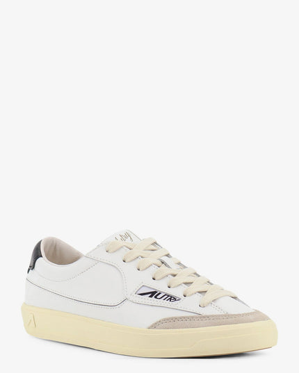 Windscape leather sneakers with suede insert