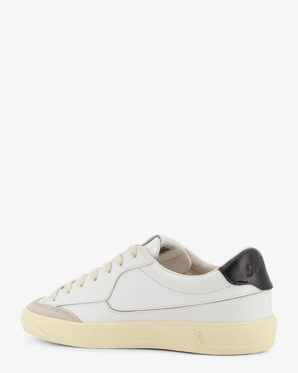 Windscape leather sneakers with suede insert