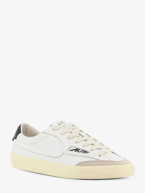 Windscape leather sneakers with suede insert