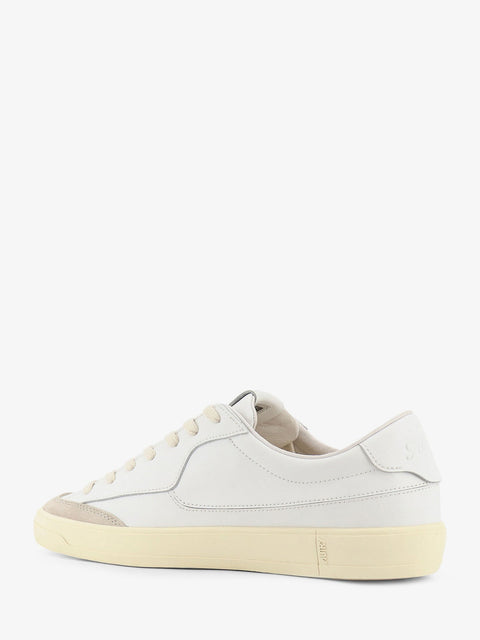 Windscape leather sneakers with suede insert