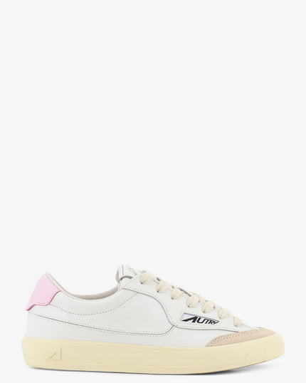 Windscape leather sneakers with suede insert