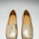Women's Chukka Espadrilles, gold leather-2