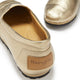 Women's Chukka Espadrilles, gold leather-3