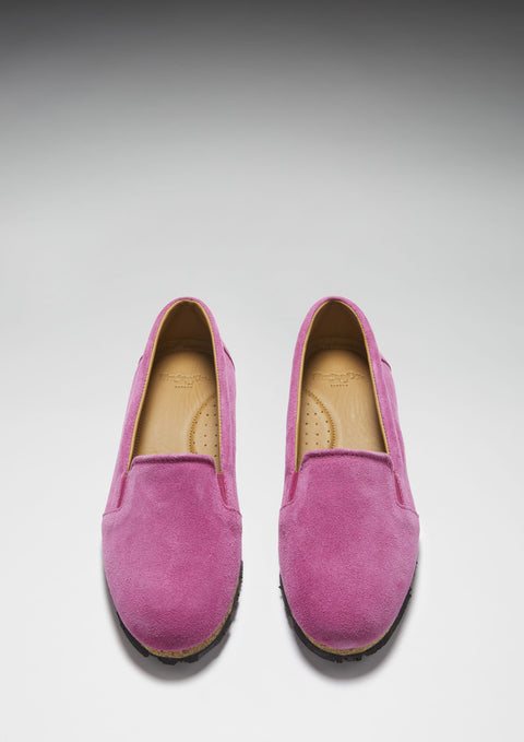 Women's Continental Espadrilles, candy pink suede-2