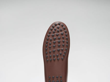 Women's Penny Driving Loafers, brown leather