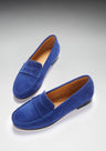 Penny Loafers – Ink Blue Wildleder