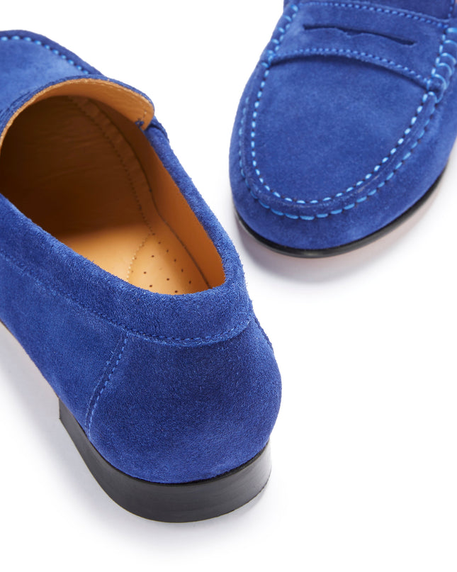 Penny Loafers – Ink Blue Wildleder