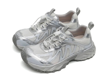 Masoomake Damen Chunky Dad Sneaker – Mesh Breathable Y2K