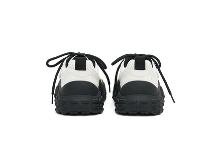 Women's Chunky Wavy Sneakers – Technical Mesh Platform Trainers