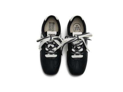 Women's Dual Lace GAT Flat Sneakers – Retro Minimalist Trainer Shoes
