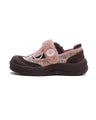 Masoomake Plaid Fleece Chunky Sneakers Damen | Sherpa-Riemen | Pink & Gelb