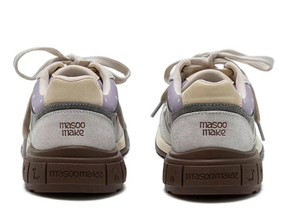 Masoomake Damen Platform Sneaker – Star Chunky Toe Kawaii Style