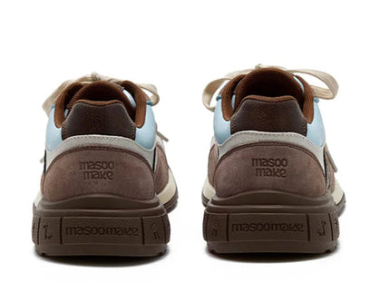 Masoomake Damen Platform Sneaker – Star Chunky Toe Kawaii Style