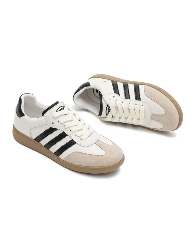 Damen Triple Stripe Tokyo Campus Sneakers – Retro Leder Trainer