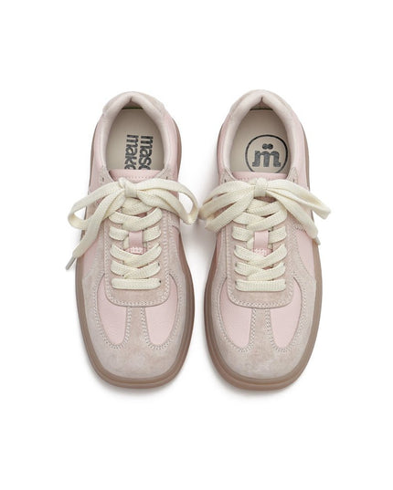 Masoomake Damen Sneaker – Lightweight Flat Casual | Wildleder-Paneel