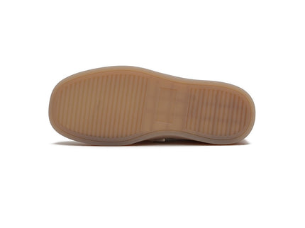 Women's Versatile Lightweight Flat Casual Sneakers – Suede Panel Gum Sole Trainers