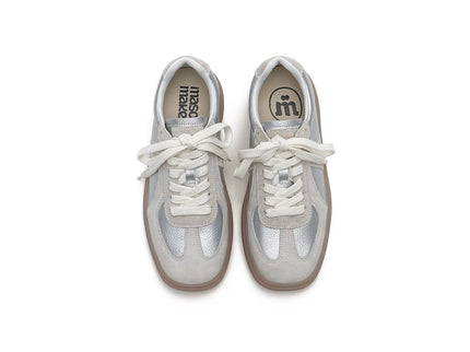 Masoomake Damen Sneaker – Lightweight Flat Casual | Wildleder-Paneel