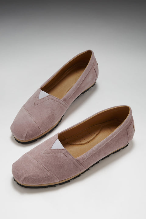 Women's Chukka Espadrilles, powder pink suede-1