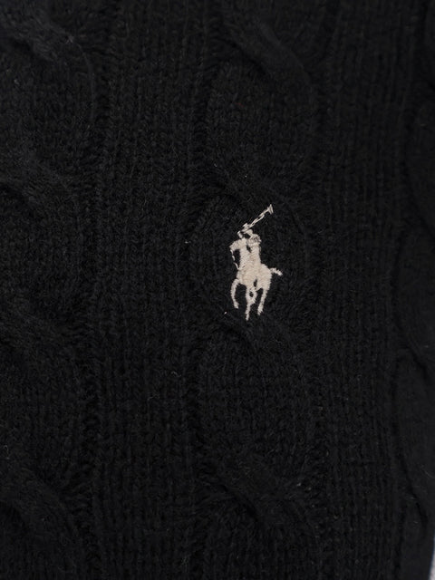 Wool and cashmere cable knit sweater