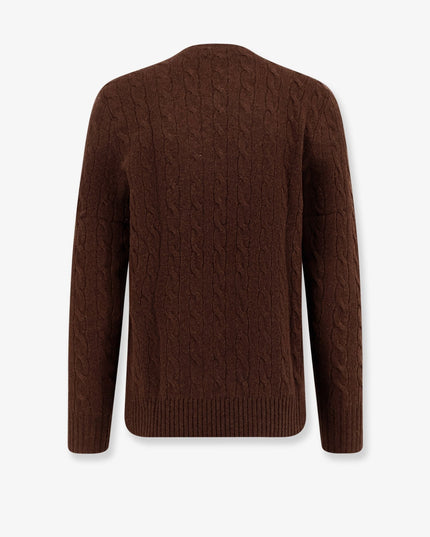 Wool and cashmere cable knit sweater