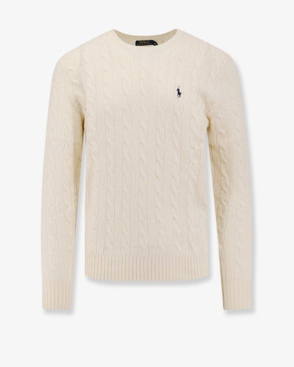 Wool and cashmere cable knit sweater