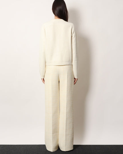 Wool and cashmere cardigan with metal Horsebit