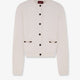 Wool and cashmere cardigan with metal Horsebit