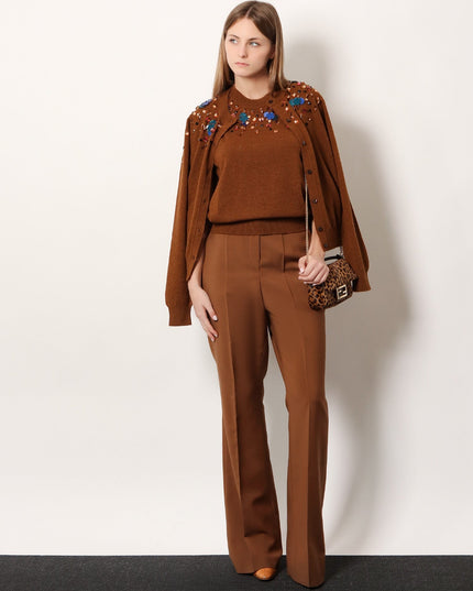 Wool and cashmere cardigan