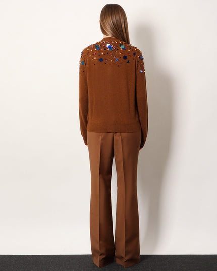 Wool and cashmere cardigan