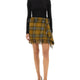 WOOL AND CASHMERE CHECK SCARF STYLE SKIRT